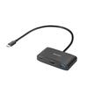 Buffalo USB Hub USB-C 3.2 Gen1 3 Ports 90W USB PD Compatible 4K HDMI 5Gbps High Speed ??Data Transfer Compatible with iPhone 16 Black BSH3U335C1PBK