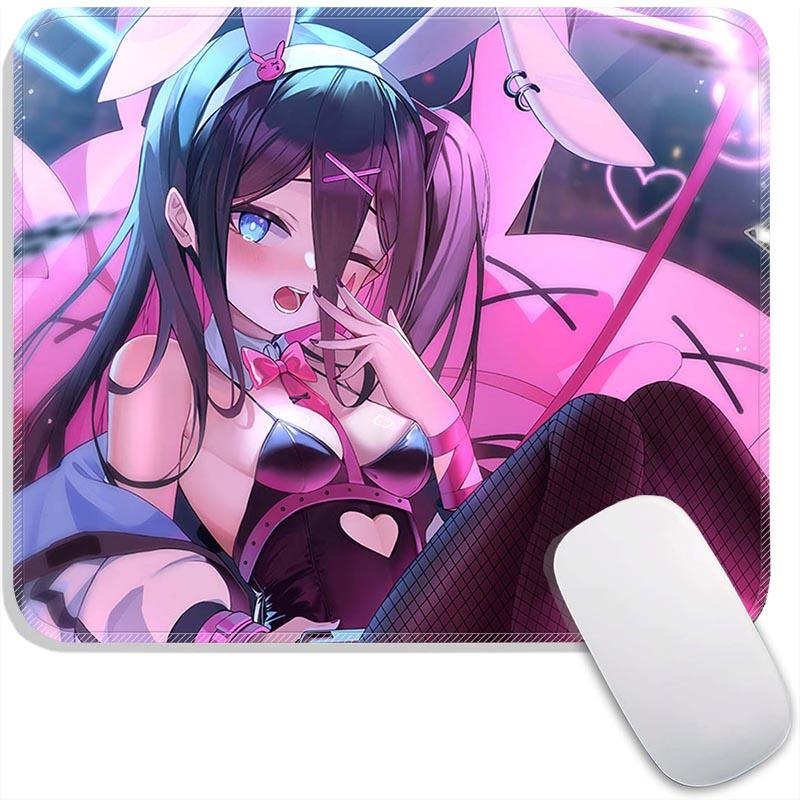 Anime Mouse Pad Small Gaming Mousepad Azusa Aris Himari Marina Iori Gamer Standard MousePads PC Compact Non-Slip Office Mousemat