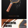 Retro Gold Loco2 Carbon Fiber Pickleball Paddle Elongated Frame Professional Tournament Competition Paddle