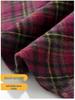 Woolen Plaid Pleated A-line Skirt - 2025 Winter Korean Style