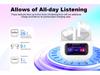 TW549 Bluetooth Earbuds: Ultra-Long Battery, ANC Noise Cancelling, Display Screen, Wireless