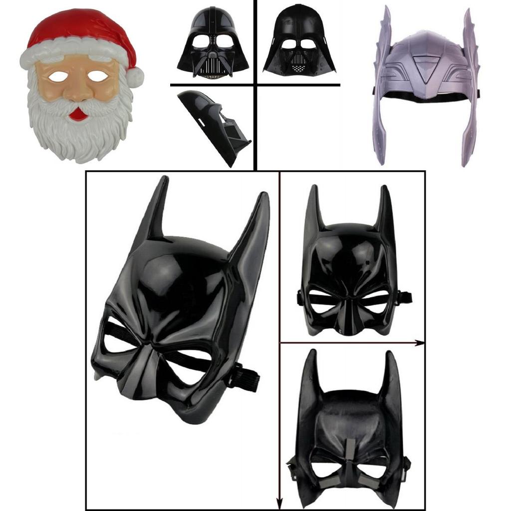 Plastic Thor Helmet Mask For Adult Unisex Halloween Masquerade Parties**