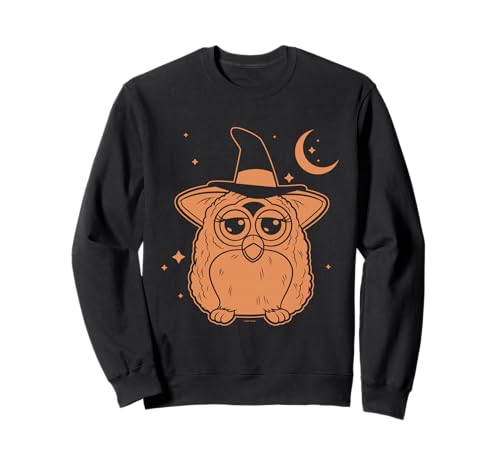 Furby Halloween Cute Witch Disguise Under The Moon Sweatshirt