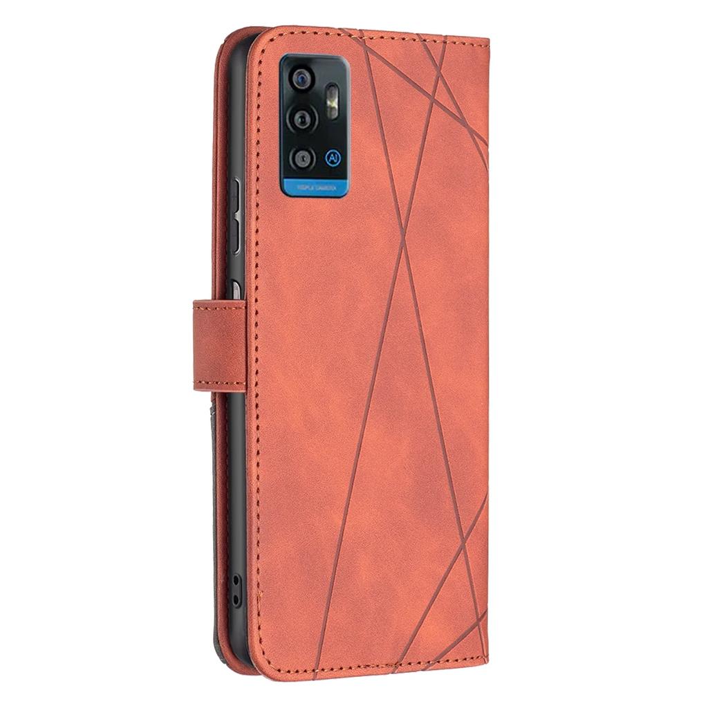 Modische Brieftaschen-Ständer-Abdeckung Magnetische Klapp-Leder-Handyhülle Für ZTE Blade A52 A31 A51 A71 Abdeckung Hülle Magnetische Tasche