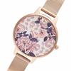 Olivia Burton - OB16LP01 - Montre Analogique a Quartz Pour Femme Avec Bracelet En Acier Inoxydable Couleur or Rose -