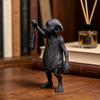3D Printed Elf Figurine Holding Socks Elf Statue Sculpture Home Office Desktop Decoration Ornament Collectible Gift for Fans