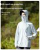 8118 Ice Silk UPF50+ Sun Protection Hoodie - Unisex Summer Outdoor Casual Wear