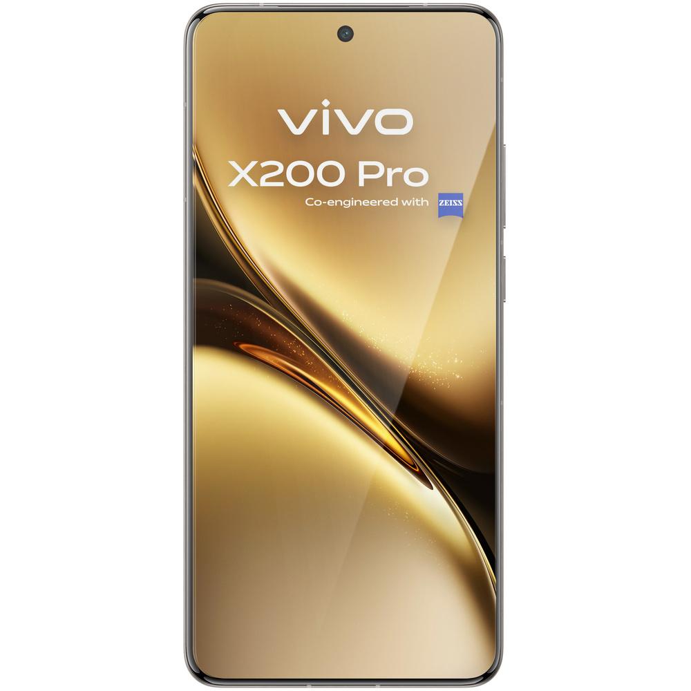 3D Tempered Glass for Vivo X200 Pro 5G, Black Frame