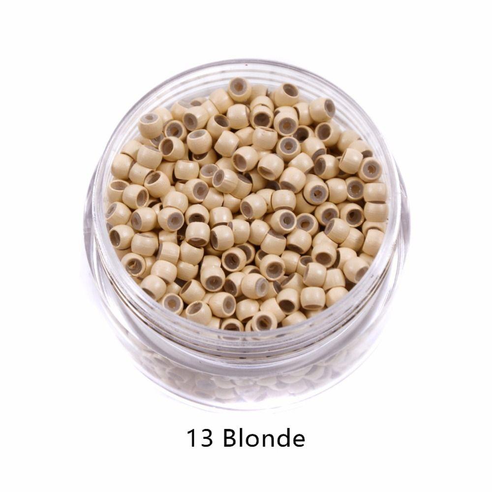 1000 Pcs Micro Beads Silicone Nano Rings Hair Rings Lined Hair Beads  Salon