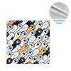 Cat Pattern Lunch Box Wrapping Cloth Foldable Reusable Cold Hot Insulation Cover Practical Eco-Friendly Self-Adhesive Cloth