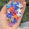 Starfish Shape Starfish Beads Handmade Craft Large Hole Beads Ceramic Beads  Earrings Making