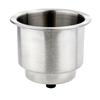 Stainless Steel Cup Holder Marine Boat RV Water Drink Bottle Rustproof Polished All Over Top Polished for Yacht Boat Cup Hold