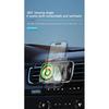 New Wireless Car Phone Holder with Charger 15W Wireless Phone Charging Mobile Holder for Car for IPhone Huawei Samsung Xiaomi