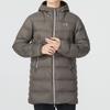 Under Armour Down Parka Casual Hooded Mid-Length Solid Color Down Jacket Men Outerwear Brown 1373663-176