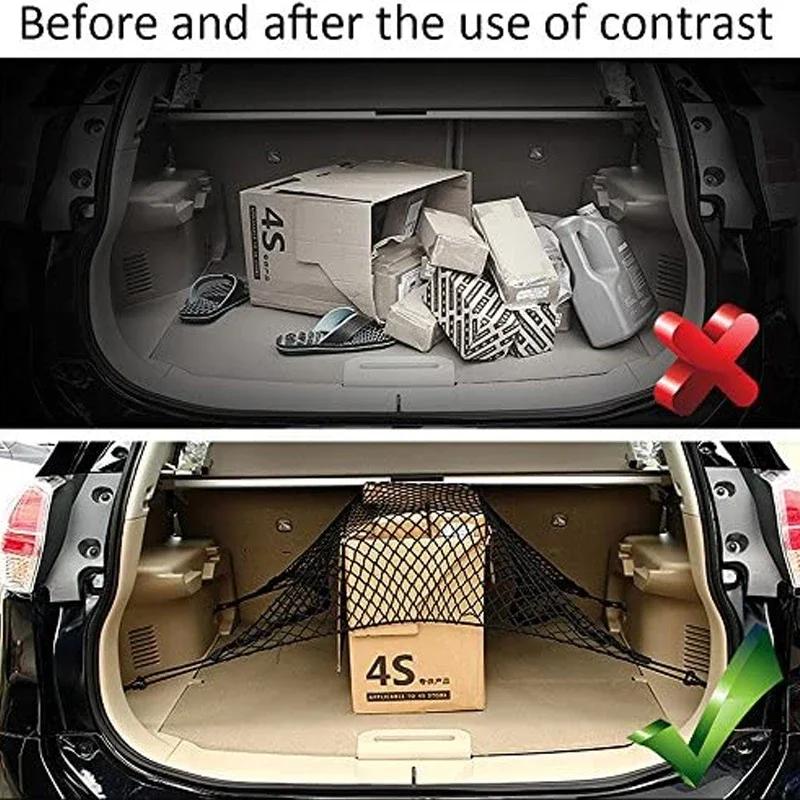 Für Toyota Land Cruiser Prado 90 J90 LC90 1997 1998 1999 2000 2001 2002 GXL KofferraumnetzLadeflächennetz Gepäck Elastisches Zubehör