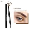 Makeup Automatic Rotation Waterproof Eyebrow Pencil Double Head Natural Makeup Is Not Easy To Decolorize Unibrow Beginners