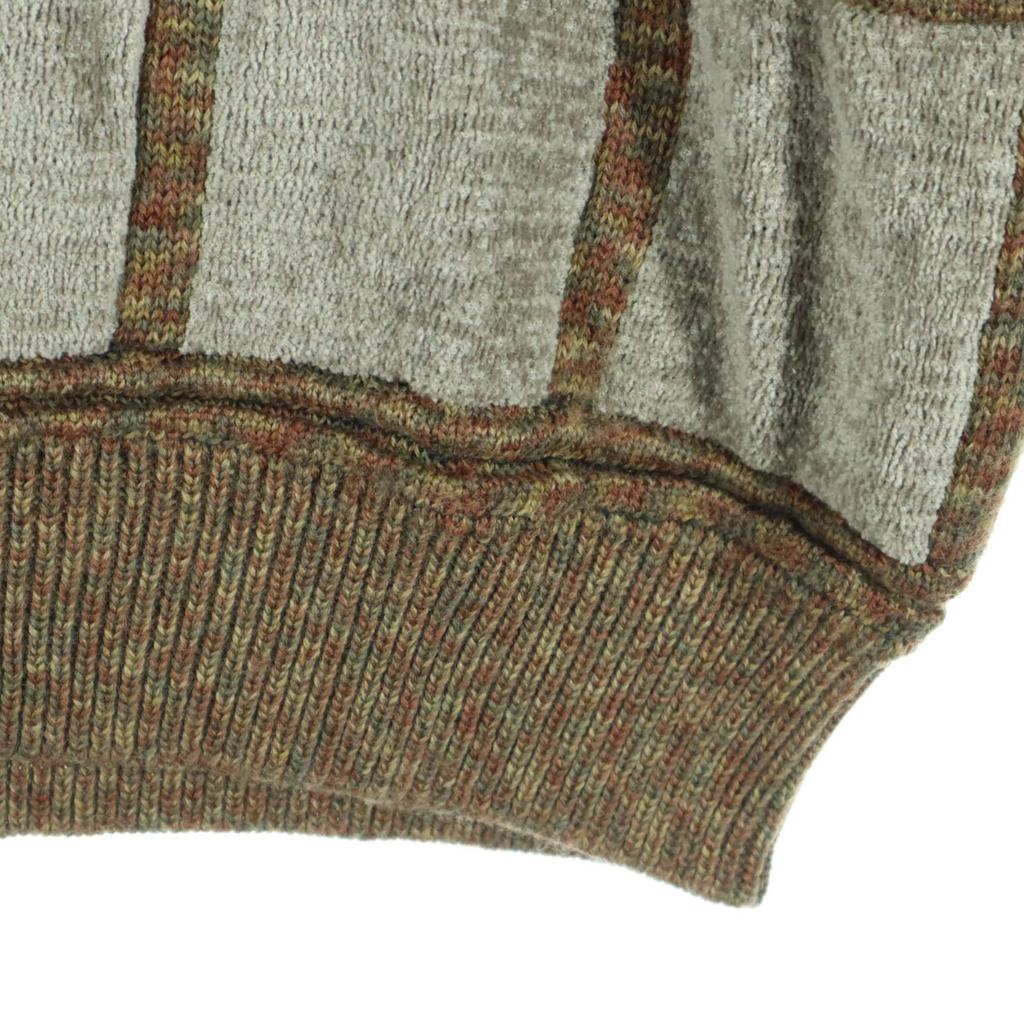 Beauty products CORSINI made in Japan Check Pattern Long sleeve wool sweater Men's Used