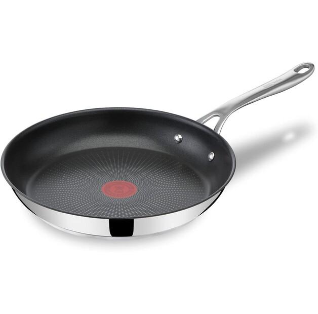 

Сковорода Tefal E3040644 Jamie Oliver Cook s Direct из нержавеющей стали 28 см
