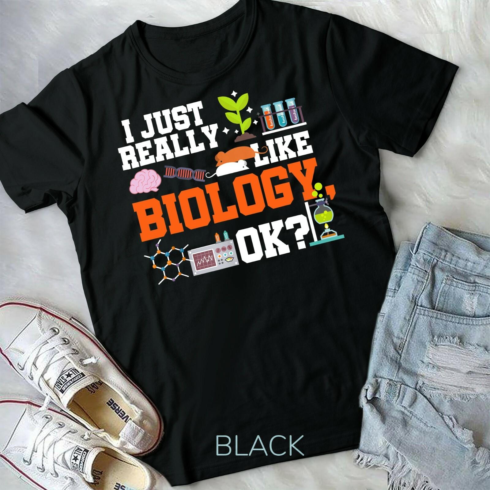 Biology Teacher Gift Science Student Biology Unisex Youth T-shirt M