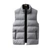Autumn and Winter Thickened Sleeveless Tank Top Standing Collar Warm Cotton Coat Vest Coat for Men