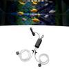 Pompa Ossigeno USB per Pesci Portatile Silenziosa Doppia Uscita Pompa Ossigeno per Pesca Acquario Domestico