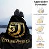 Juventus Customize Text Blanket Gift Personalized Blanket Soft Warm Cozy Suitable for Bedding Livingroom Office Office Chair Four Seasons Multipurpose