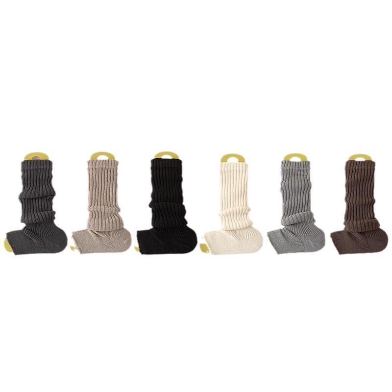 Women's Knitted Leg Warmers – Cozy Scrunch Style for Autumn and Winter, Knee and Ankle Coverage