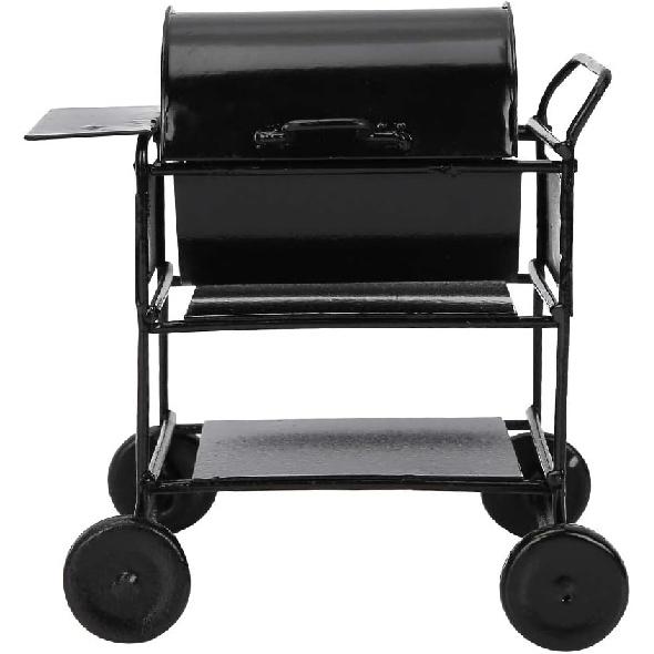 

Mini Dollhouse Grill,Miniature BBQ Grill Oven Model Iron 1:12 Dollhouse Cooking Tool Outdoor Yard Scene Ornament