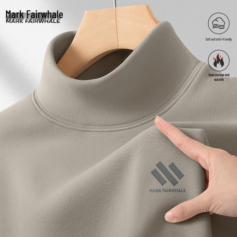 Mark Fairwhale Men's Thermal Semi-High Collar T-Shirt