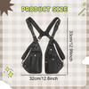 Underarm Shoulder Bag Cycling Steampunk Fashion Multipurpose PU Leather Vest