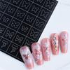 Dual-Use Nail Art Stickers: Heart & Starry Sky Ombre Decals for Airbrush and Painting