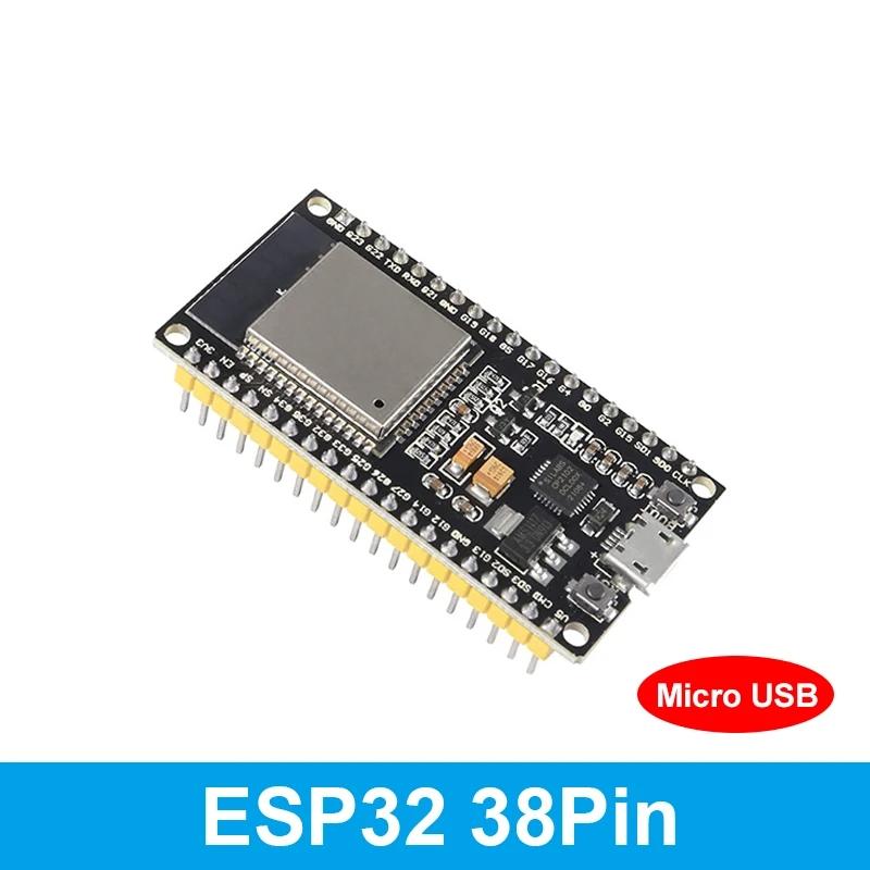ESP32 Development Board WiFi + Bluetooth Module Ultra-Low Power Consumption Dual Core NodeMCU-32S ESP32 32D 32U 30Pin 38Pin