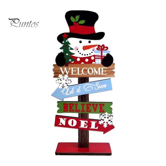 Christmas Decorations for Fireplace Table Decoration, Rustic Wooden Tabletop Sign, Vintage Farmhouse Decorative Desktop Plaque Holiday Party
