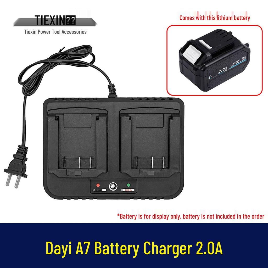 Dual Socket Lithium Battery Charger - Two-in-One Charging Unit