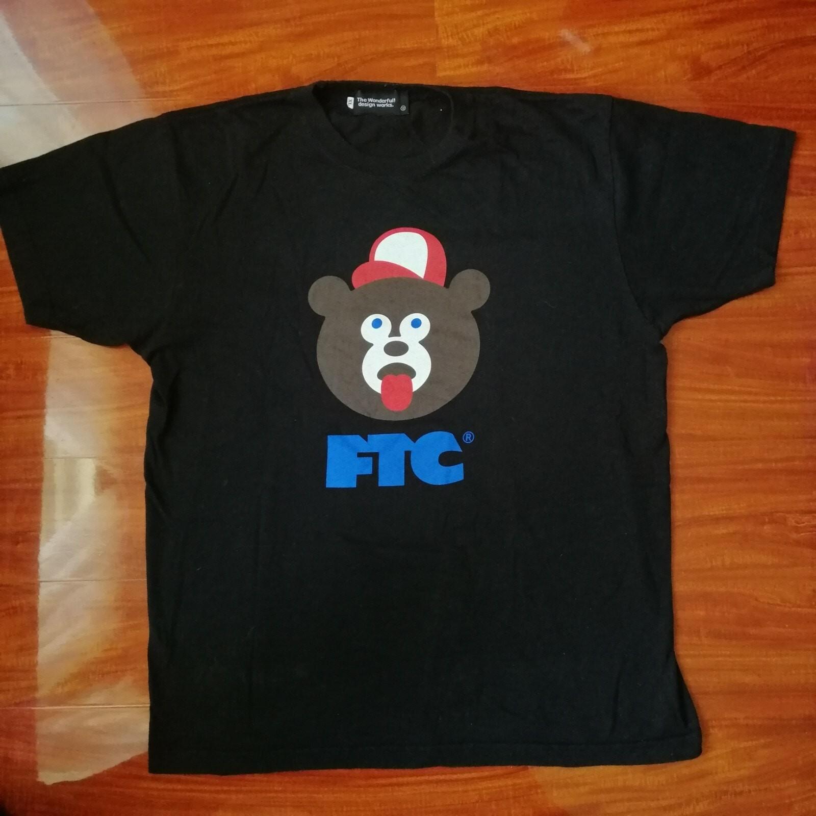 RARE FTC Skateboarding x The Wonderful! Design Works Tee Shirt Bear Size XL L