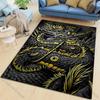 1PC Black Dragon Flames, Fierce Carpet for Living Room Bedroom Sofa Home Decor Rus Non-slip Floor Mat Luxury Gift Multiple Sizes
