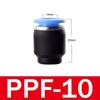 Raccordo Pneumatico PP Tappo Tubo a Diametro Variabile Tappo Tubo Spina a Inserimento Rapido Tappo Tubo Gas Tubo Aria 4 6 8 10 12 14 16mm