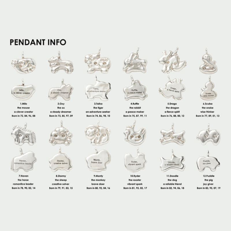 sickfumedot 12TTI Cookie Necklace - Marine_54 Colors