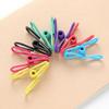 Chip Clips 10Pcs Utility Metal Clips PVC-Coated Cloth Pins Durable Clothespins Paper Clips Food Clips Bag Clips