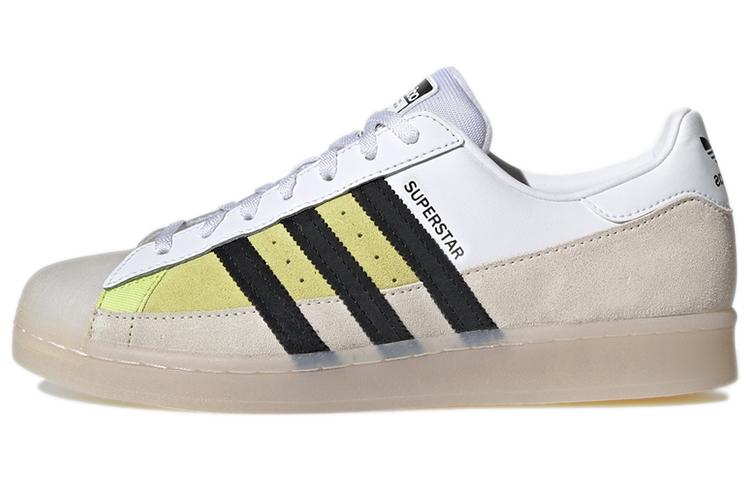 Adidas Originals Superstar Shoes  White Khaki   GX2887 36