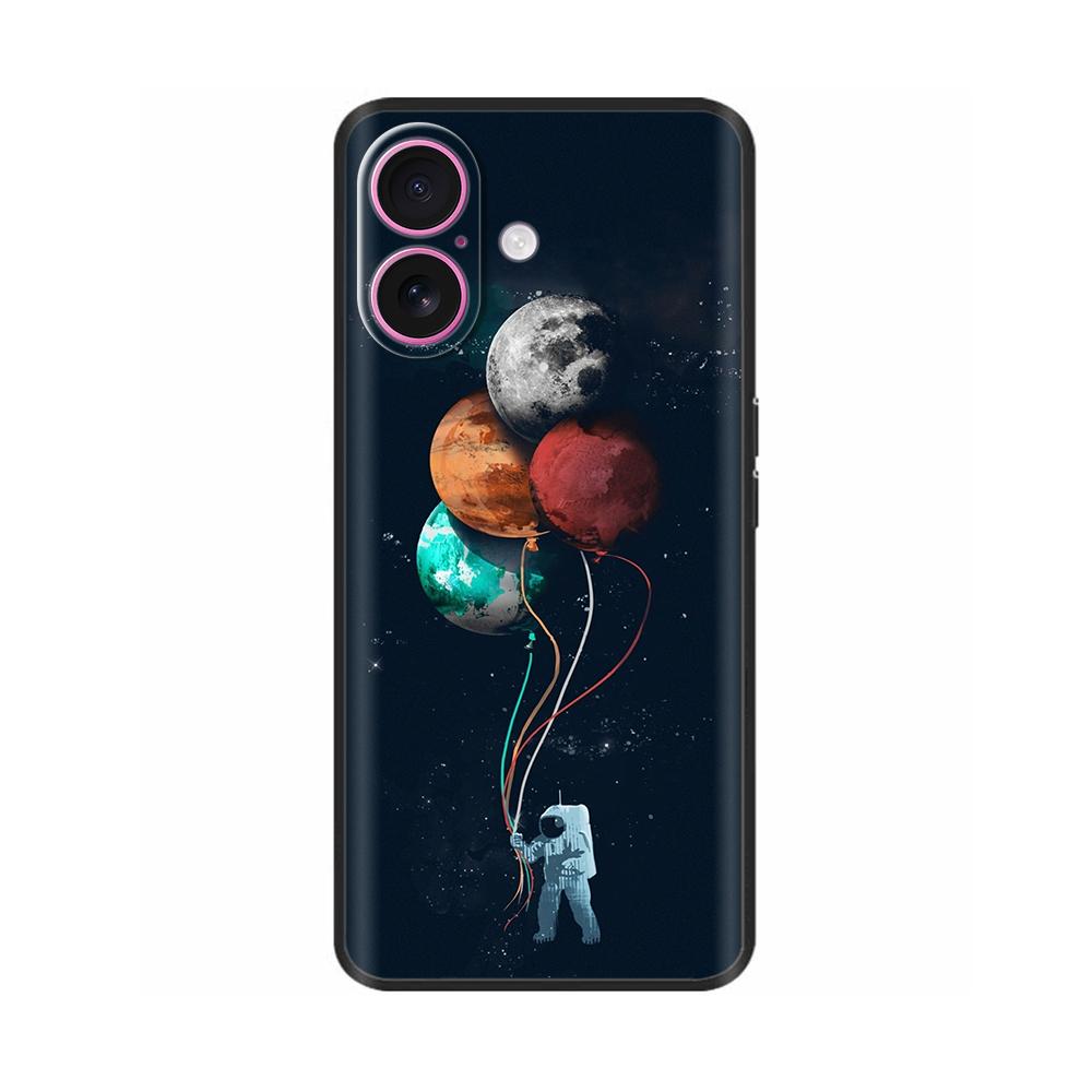 Luxury Shockproof Cover For iPhone 16 Plus Soft Silicone Case For Apple iPhone 16+ 16 Pro Max Bumper Soft Phone Protective Cover