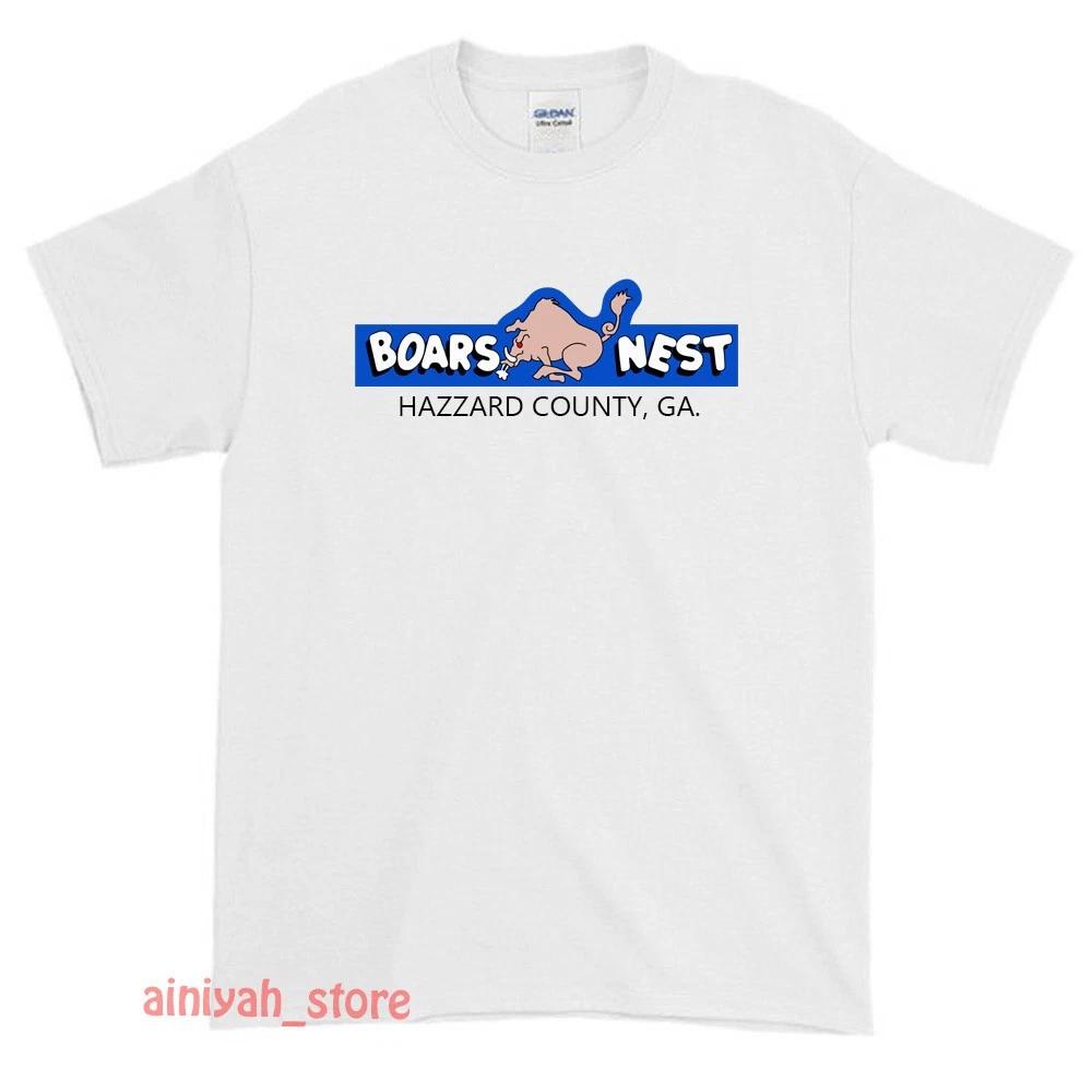 New Boars Nest The Dukes of Hazzard Logo Men s Funny T shirt USA Size S-XXL S
