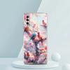 Transparent Phone Case for Samsung Galaxy A16 A14 A12 A22 A24 A42 A02 A06 A20 A30 A40 Soft TPU Cover Flower Floral Bird Pattern