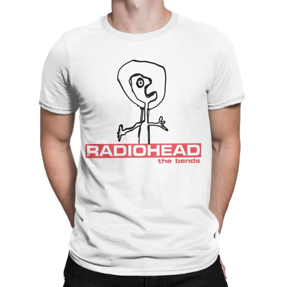 2026 Mens and Womens Radiohead The Bend T Shirts Cotton Clothes Fashion Short Sleeve Crewneck Tee Shirt Plus Size New TShirts