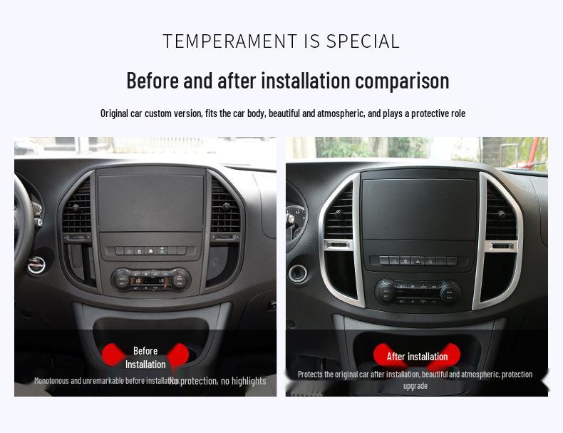 Viano/Vito Center Console Air Outlet & Navigation Trim Decoration Strip