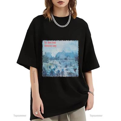Valedictory Songs Album T-Shirt The Bevis Frond Tour T Shirt Unisex Rock Band Black Tshirts Women Graphic Print Top