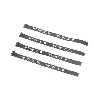 4Pcs What Would Jesus Do Bracelet Religious Christian Bible Fundraisers Bracelet WWJD Webbing Bracelet for Couple Friend