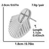 High Quality Piercing Ear Studs Round Fatima Hand Blank Charm Earring Stainless Steel Earrings For Women Men Handmade Materials
