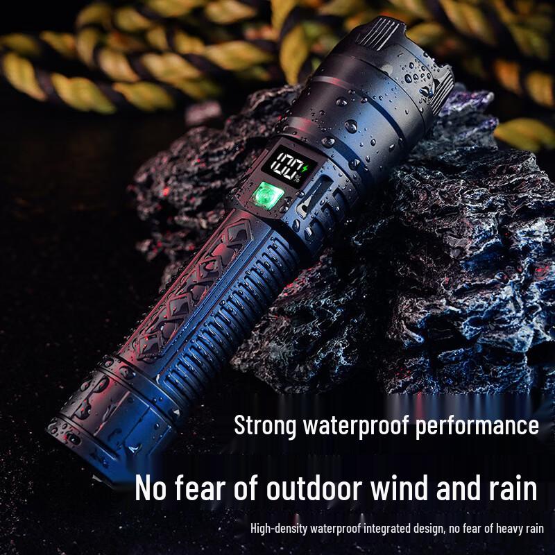 High Lumen 9-LED USB-C Rechargeable Flashlight