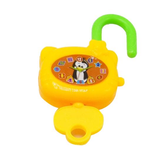 5Pcs/Set Mini Colorful Plastic Lock with Key Children Educational Toys Gift